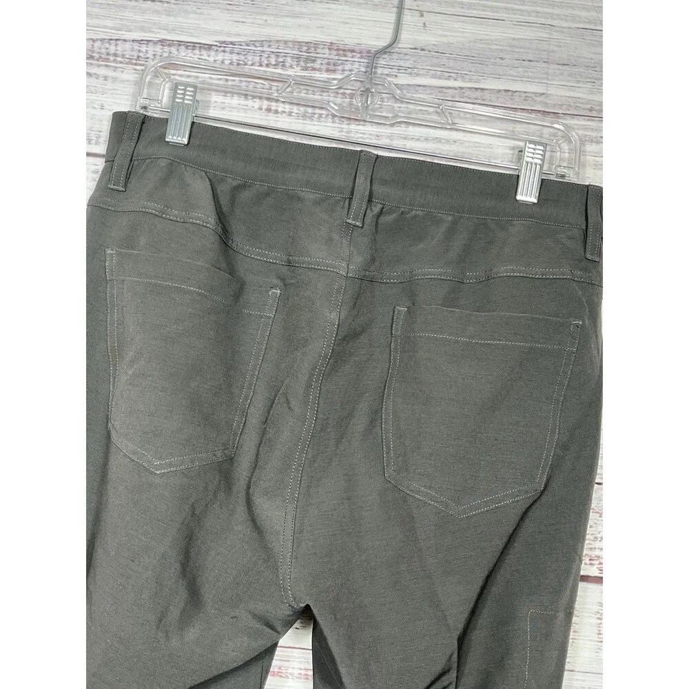 BYLT Kinetic Pant 2.0 Pants Mens 32 Gray Performance Stretch Casual Work